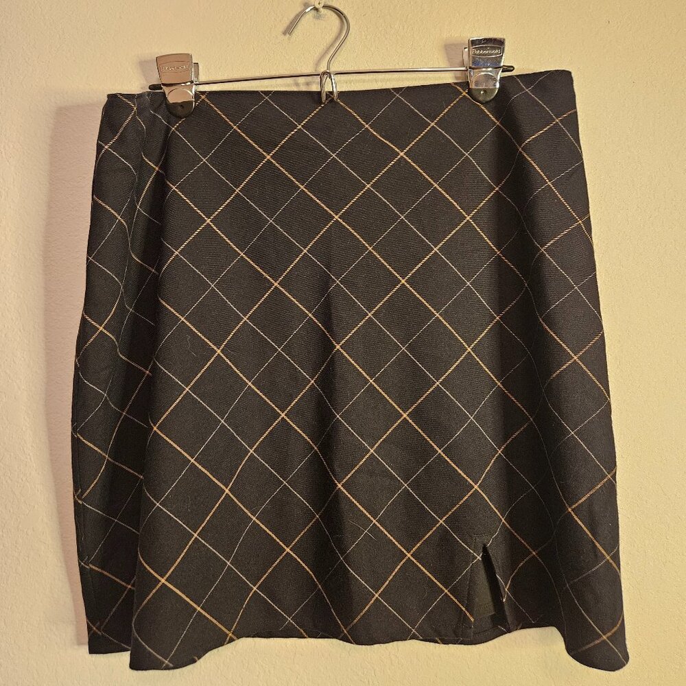 Plaid Mini Skirt